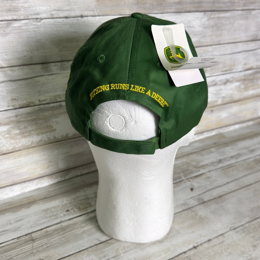John Deere Green Everglades‎ Equipment Group Logo Baseball Cap Hat LP68752 NEW - Picture 3 of 6